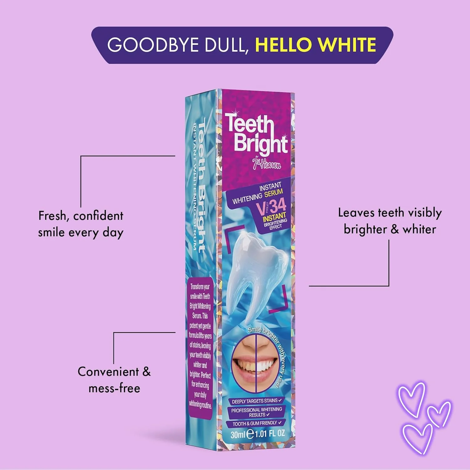 7th Heaven Teeth Bright Whitening Serum 30ml - Image 2