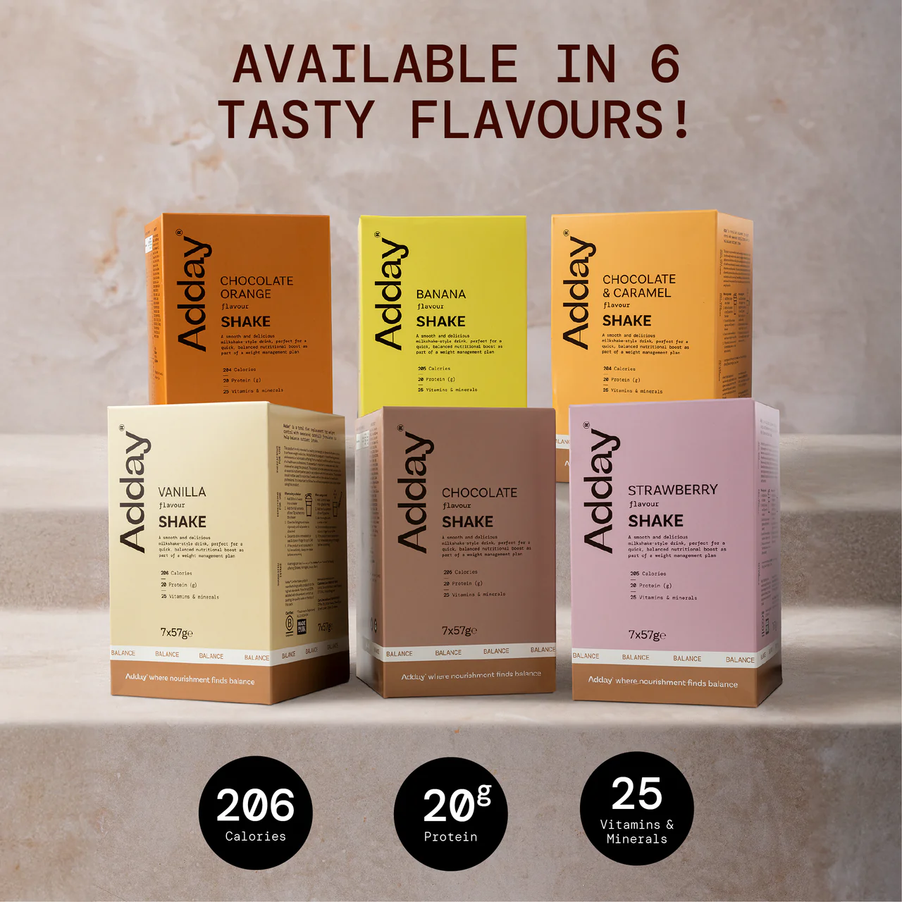 Adday Chocolate Orange Flavoured Shake 7 Sachets - Image 7