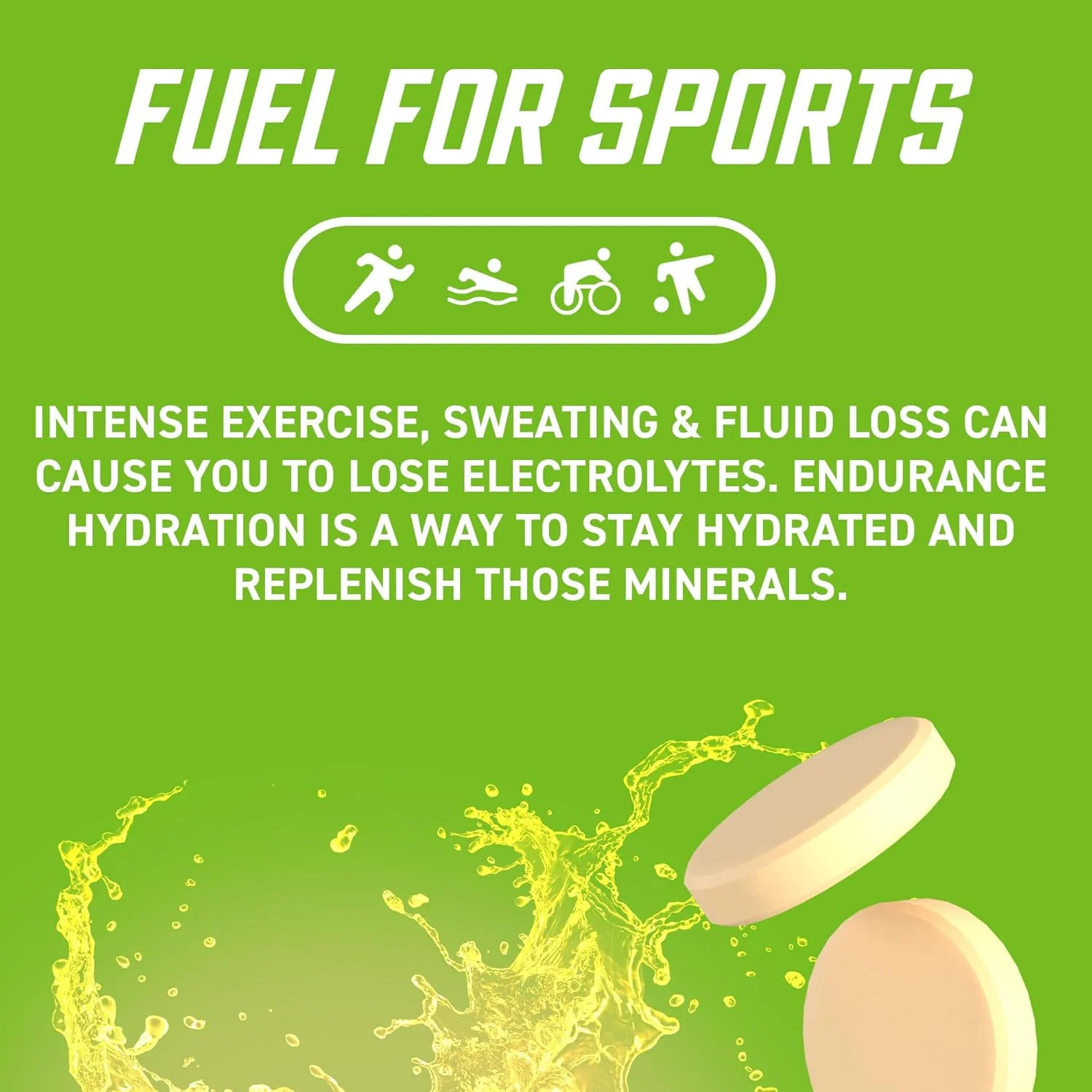 Applied Nutrition Endurance Hydration Electrolyte Tablets Lemon & Lime 20 x 4g tablets - Image 3
