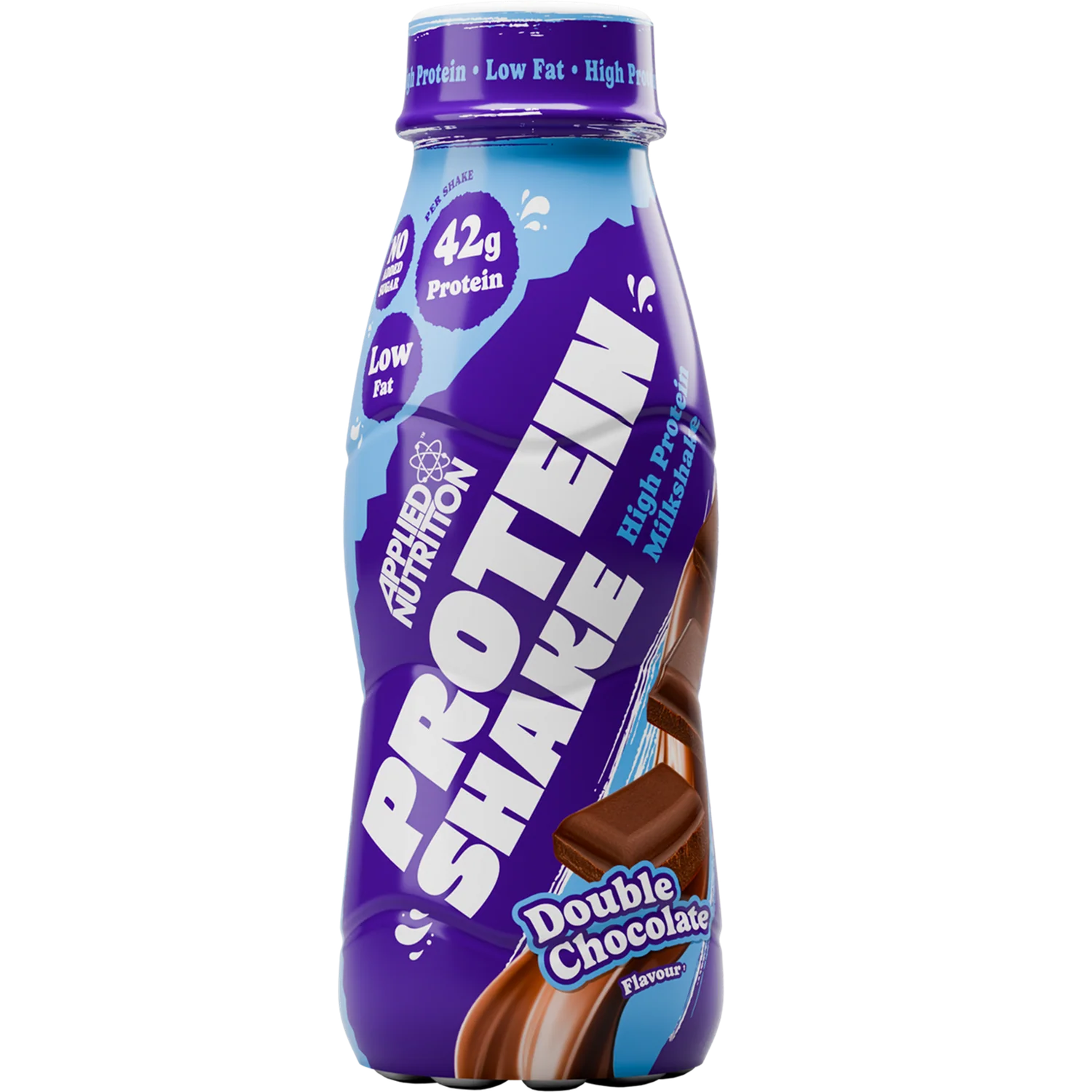 Applied Nutrition High Protein Shake Ready To Drink Double Chocolate 500ml x 8 - Image 2