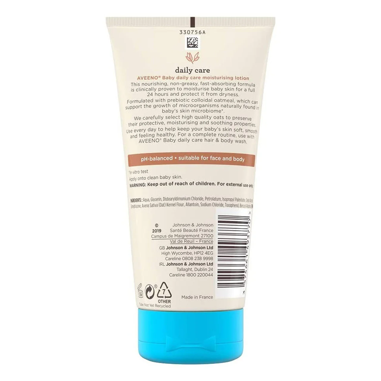 Aveeno Baby Daily Care Moisturising Lotion 150ml - Image 2