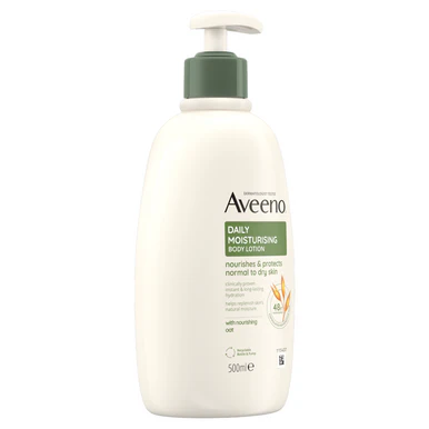Aveeno Daily Moisturising Body Lotion Moisturiser Sensitive Skin 500ml - Image 4