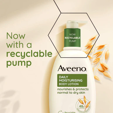 Aveeno Daily Moisturising Body Lotion Unscented 300ml - Image 2