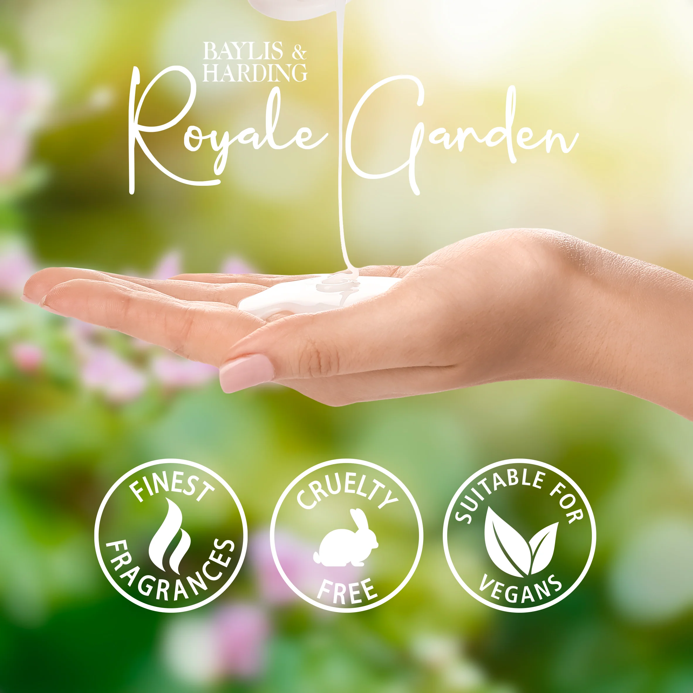 Baylis & Harding Royale Garden Verbena & Chamomile Body Wash 500ml - Image 4