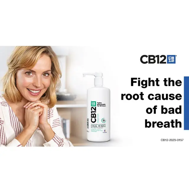CB12 Mild Mint-Menthol Mouthwash 1 Litre - Image 3