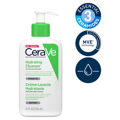 CeraVe Hydrating Cleanser For Face & Body 236ml - Image 6