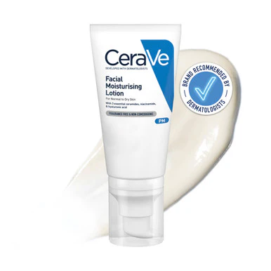 CeraVe PM Facial Moisturising Lotion 52ml - Image 2