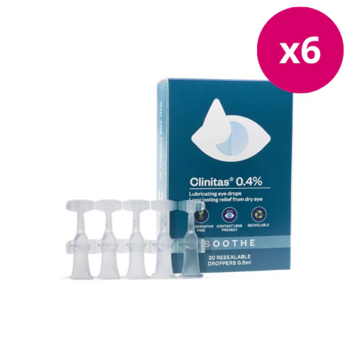 Clinitas Soothe Lubricant Eye Drops x 61