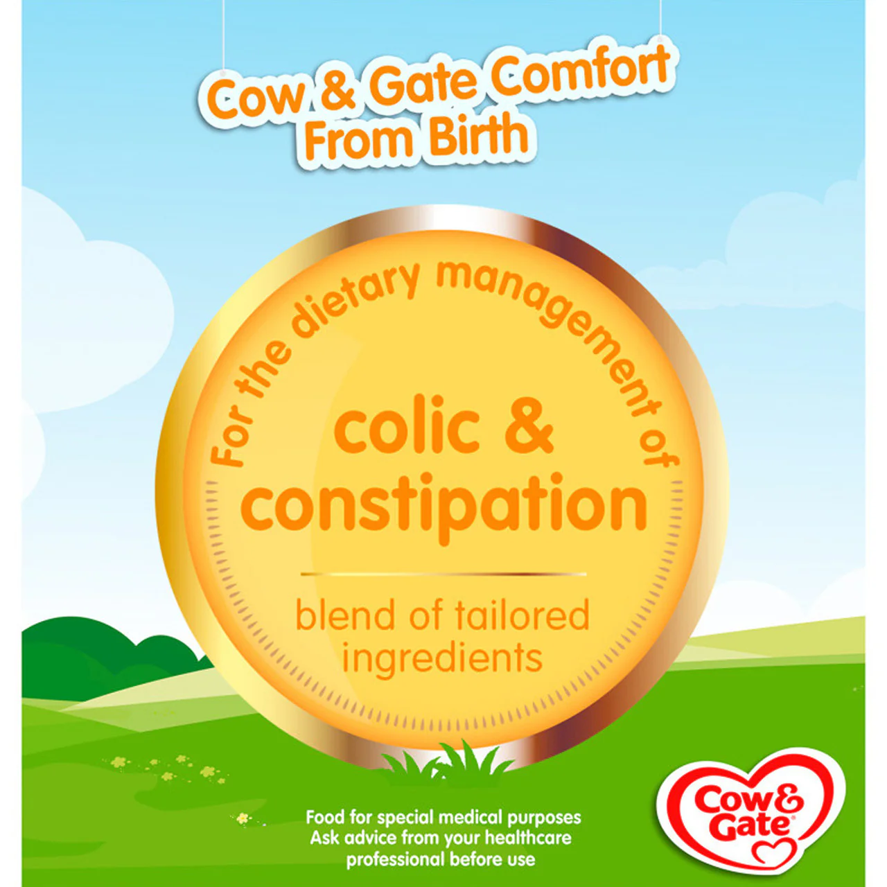 Cow & Gate Comfort Baby Milk Formula From Birth 800g - Image 3