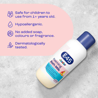 E45 Junior Foaming Bath Milk 500ml - Image 4