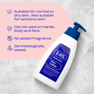 E45 Rich 24HR Lotion 400ml - Image 5