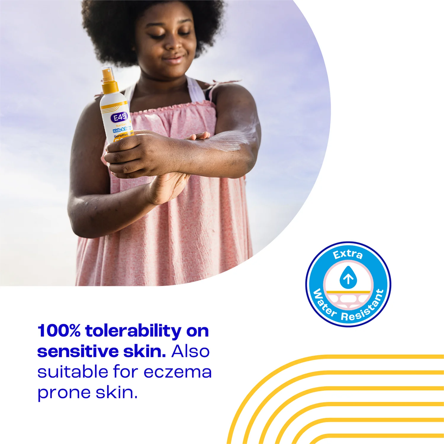 E45 Sun Care Kids & Baby SPF50+ UVB + UVA Sensitive Spray 180ml - Image 3