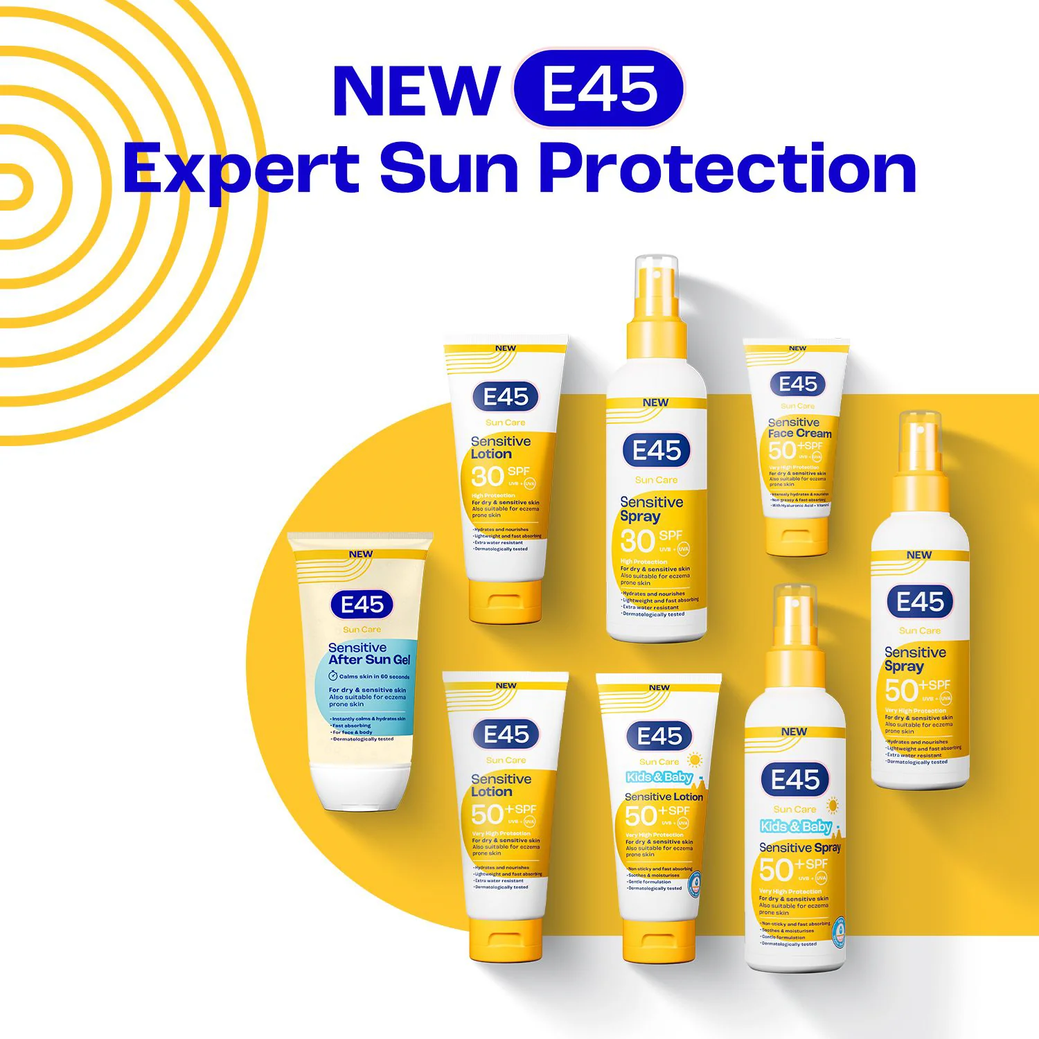 E45 Sun Care SPF50+ Sensitive Spray 180ml - Image 6