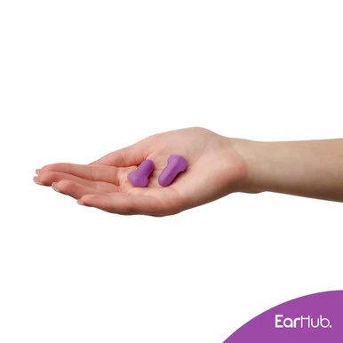 EarHub Sleepwell Premium Foam Earplugs Purple 30 Pairs - Image 3