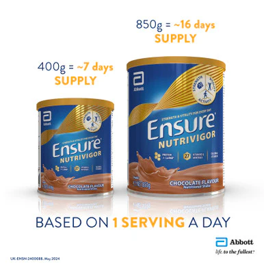Ensure NutriVigor Shake Chocolate Flavour 850g - Image 4