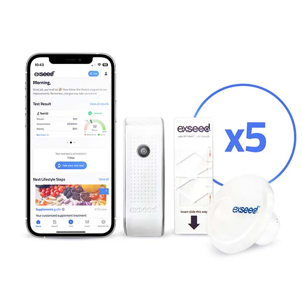 ExSeed Home Sperm Test 5 Tests