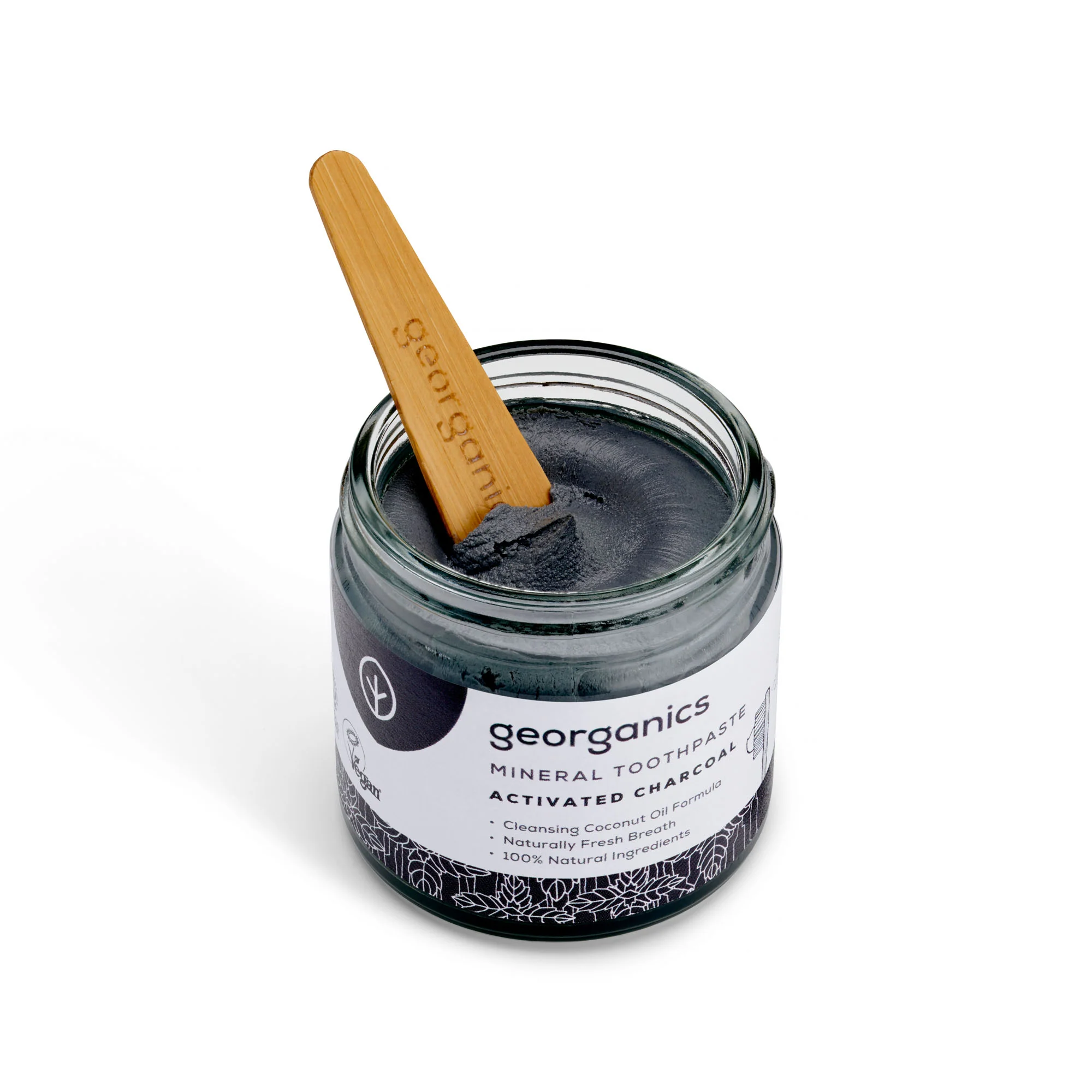 Georganics Mineral Activated Charcoal Toothpaste 60ml - Image 3