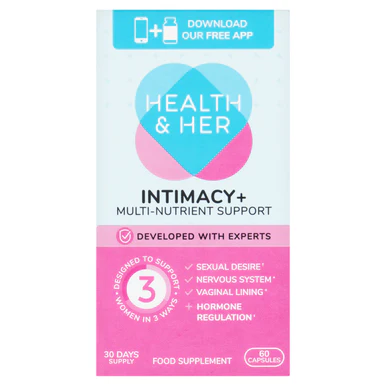 Health & Her Intimacy+ Multi Nutrient Support Supplement 60 Capsules