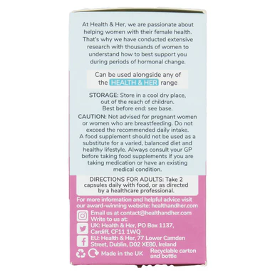 Health & Her Intimacy+ Multi Nutrient Support Supplement 60 Capsules - Image 4