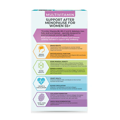 Health & Her Multivitamin Support After Menopause for Women 55+ 60 Capsules - Image 4