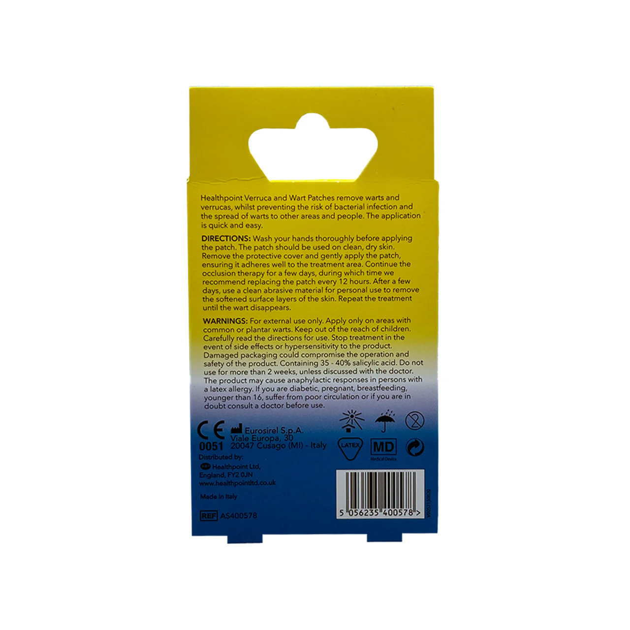 Healthpoint Verruca and Wart Patch 10s - Image 2