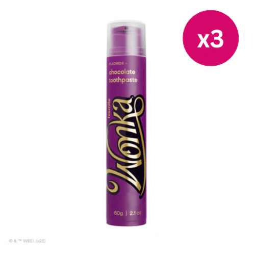 Hismile Wonka Chocolate Toothpaste x3