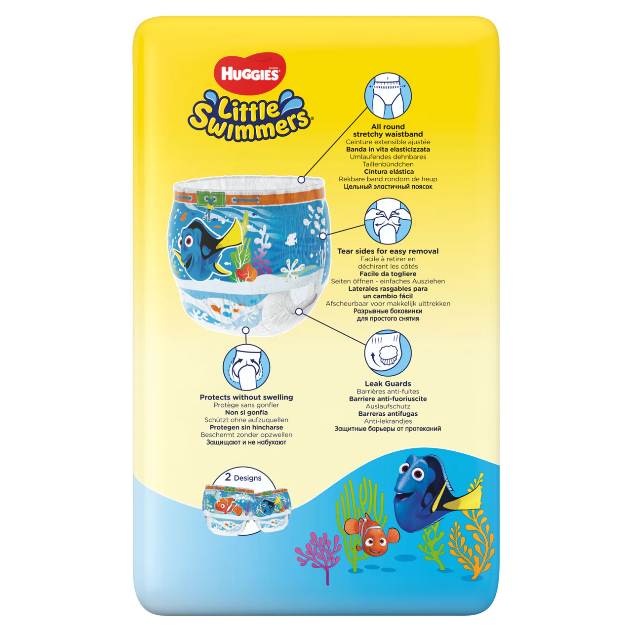 Huggies Little Swimmers Swim Nappies Size 2-3 12 Pack - Image 3
