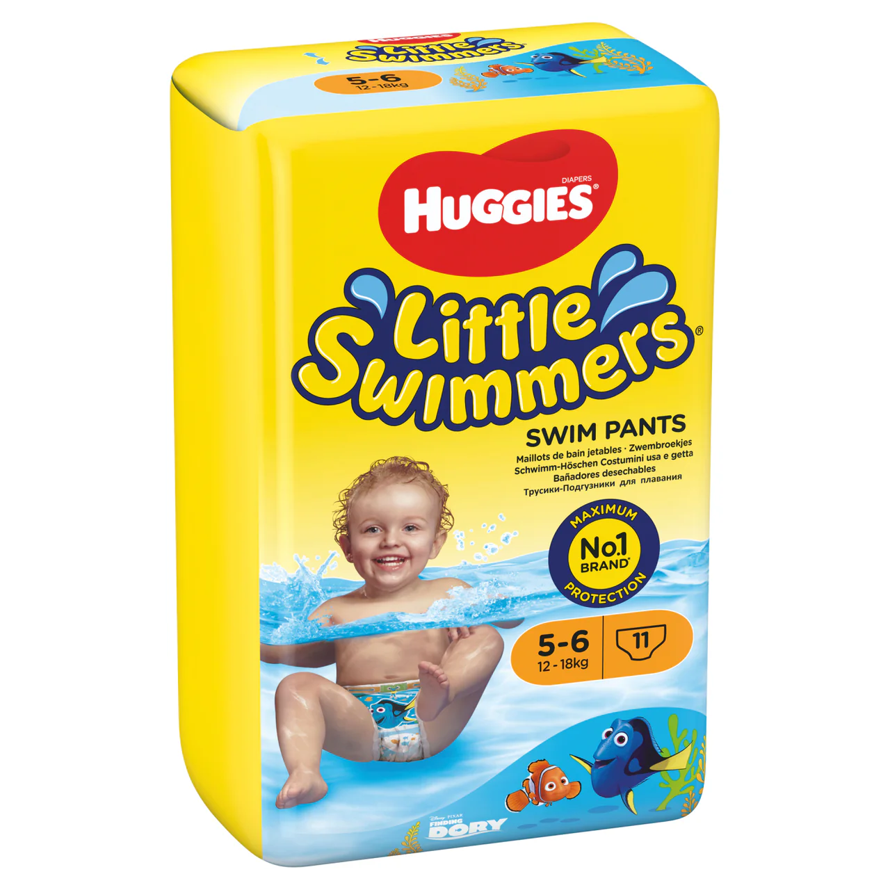 Huggies Little Swimmers Swim Nappies Size 5-6 11 Pack - Image 2