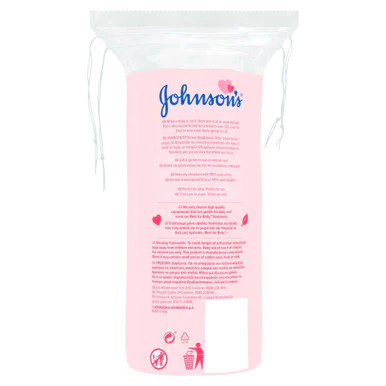 Johnson's Baby Cotton Pads 50 Pack - Image 2