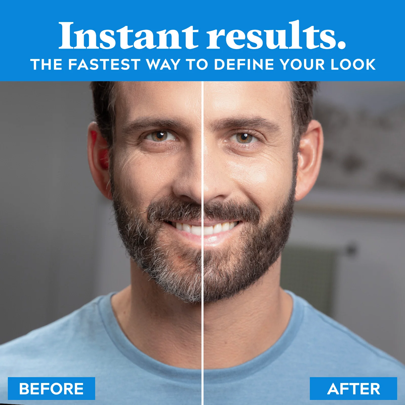 Just For Men 1-Day Beard & Brow Colour Real Black 9ml - Image 2