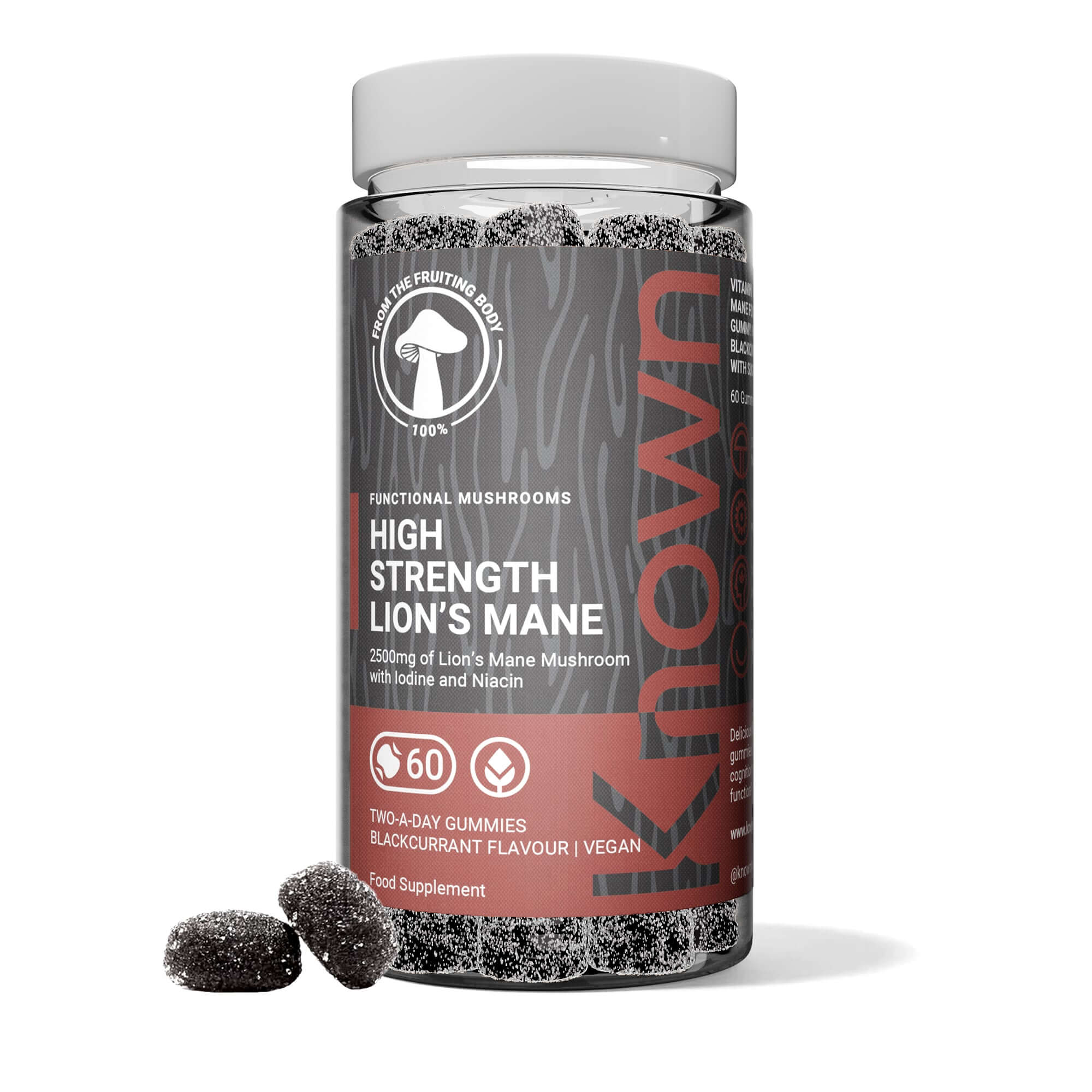 Known Nutrition High-Strength Lion's Mane 60 Gummies