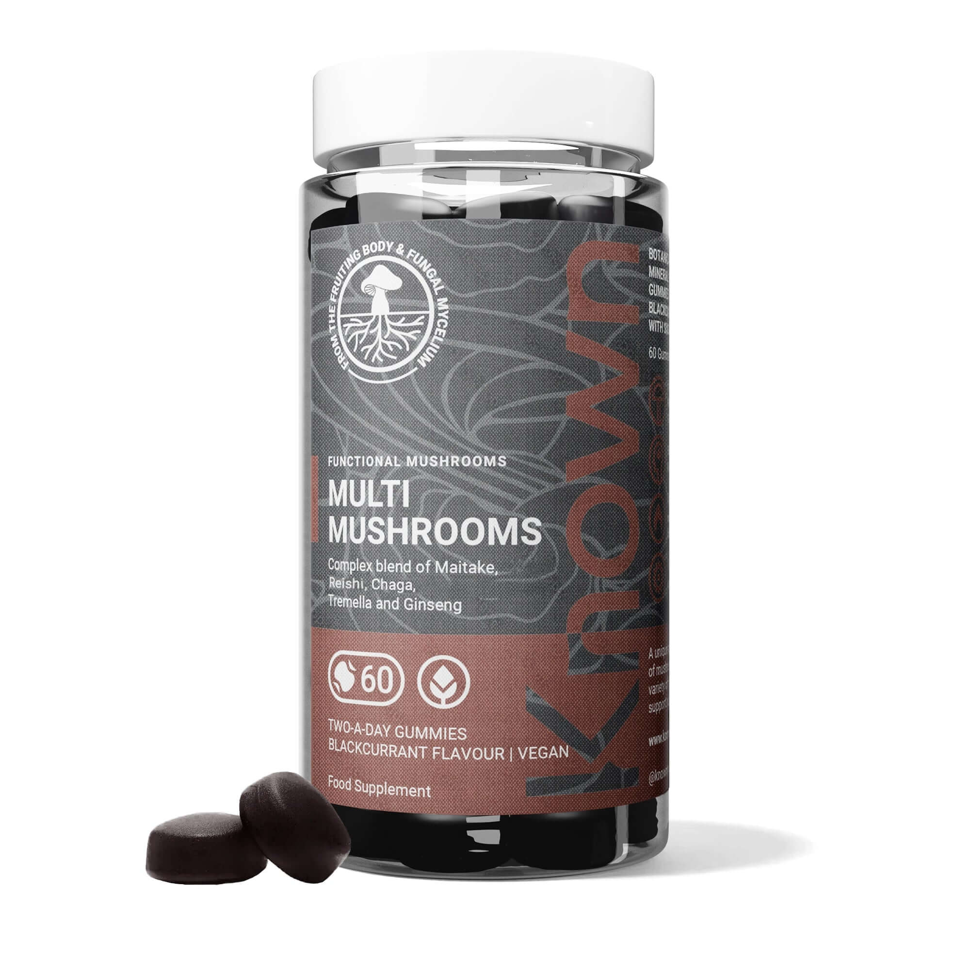 Known Nutrition Multi Mushrooms 60 Gummies