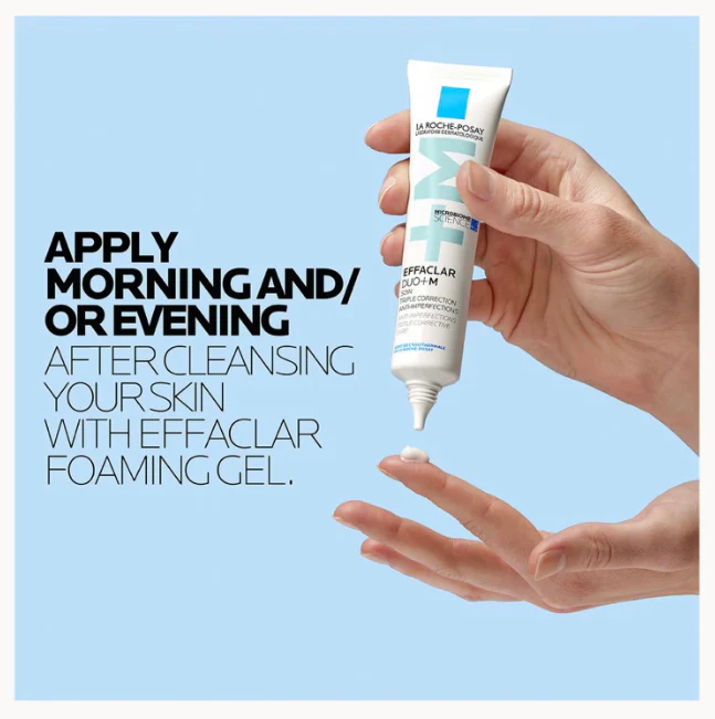 La Roche Posay Effaclar Duo+ SPF30 Anti Imperfection Moisturiser 40ml - Image 4