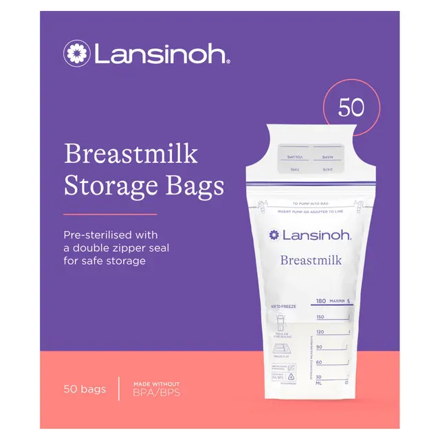 Lansinoh Breastmilk Storage Bags 50pk