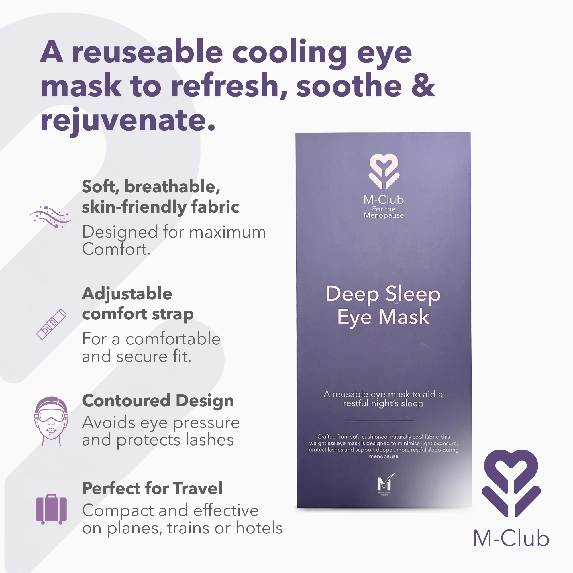 M-Club Deep Sleep Eye Mask - Image 4