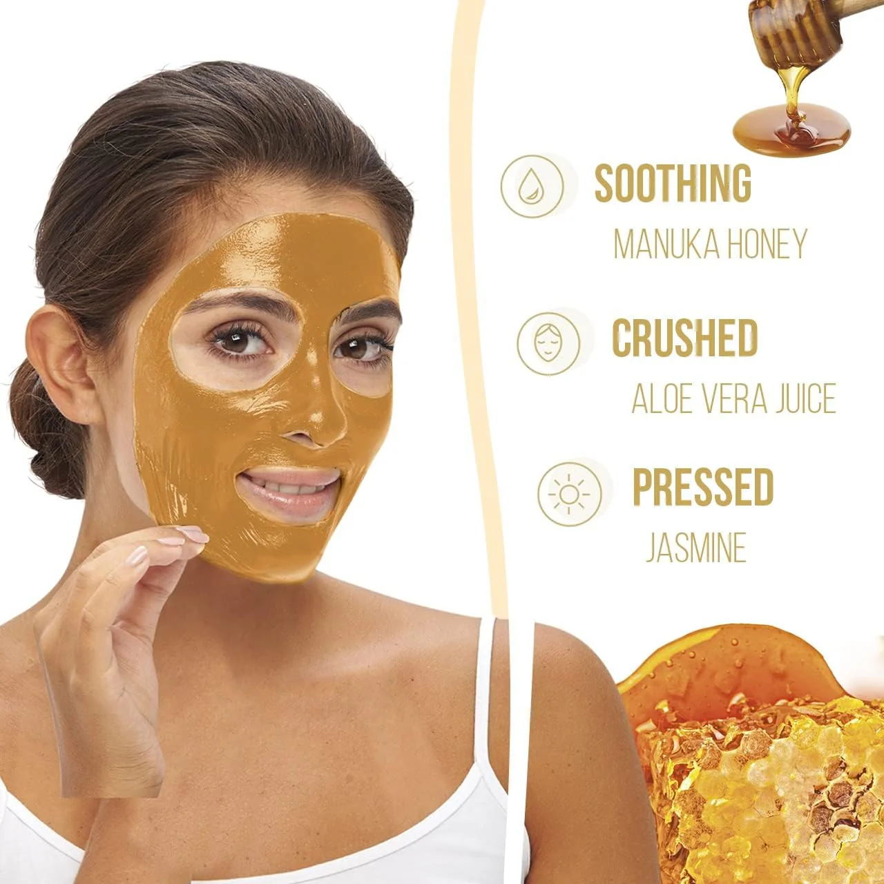 Montagne Jeunesse Manuka Honey Peel-Off Face Mask with Vitamin E 10ml - Image 3