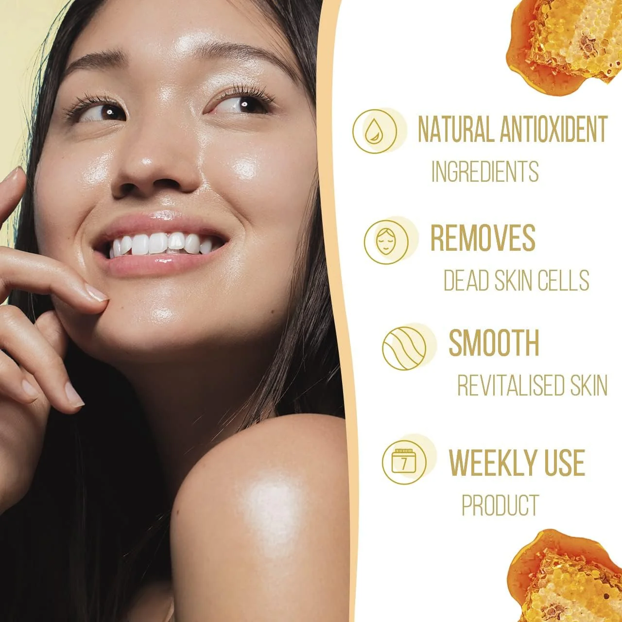 Montagne Jeunesse Manuka Honey Peel-Off Face Mask with Vitamin E 10ml - Image 4