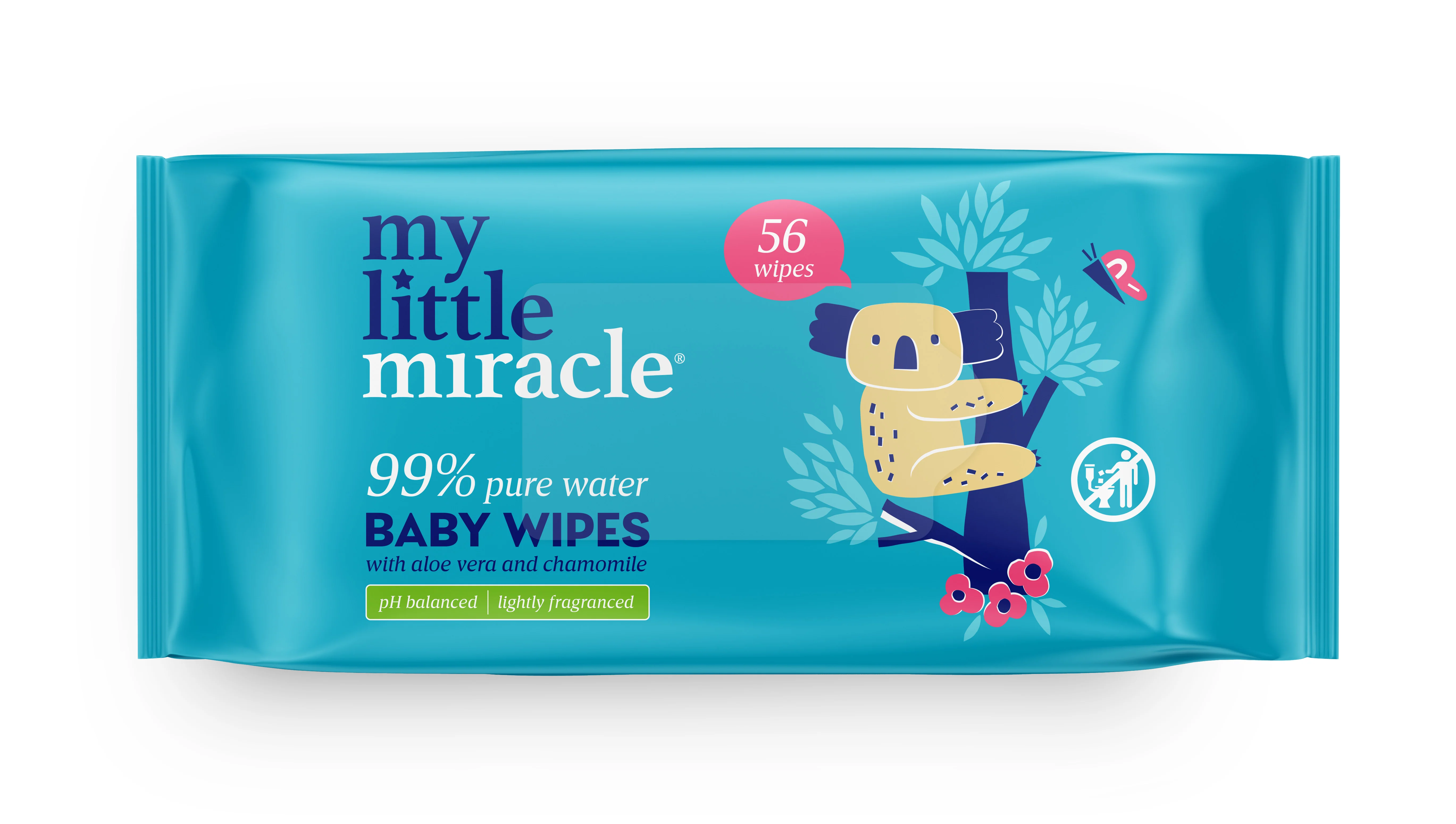 My Little Miracle Baby Wipes 56's