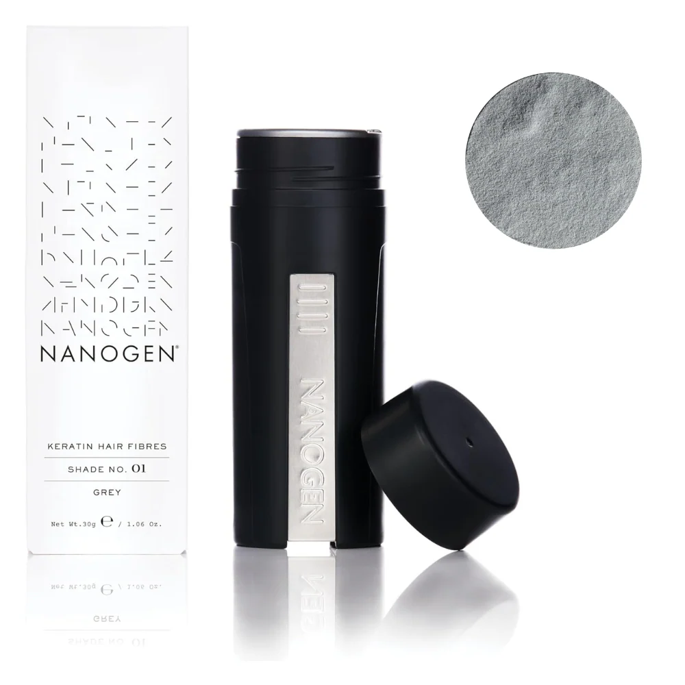 Nanogen Hair Thickening Fibres Grey 30g