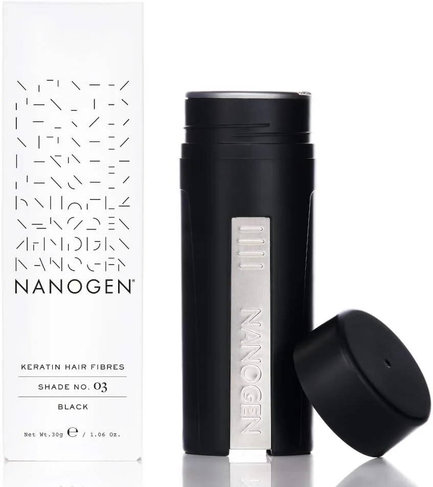 Nanogen Thickening Keratin Hair Fibres Black 30g