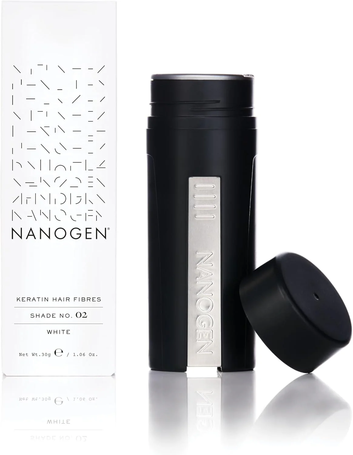 Nanogen Thickening Keratin Hair Fibres White 30g