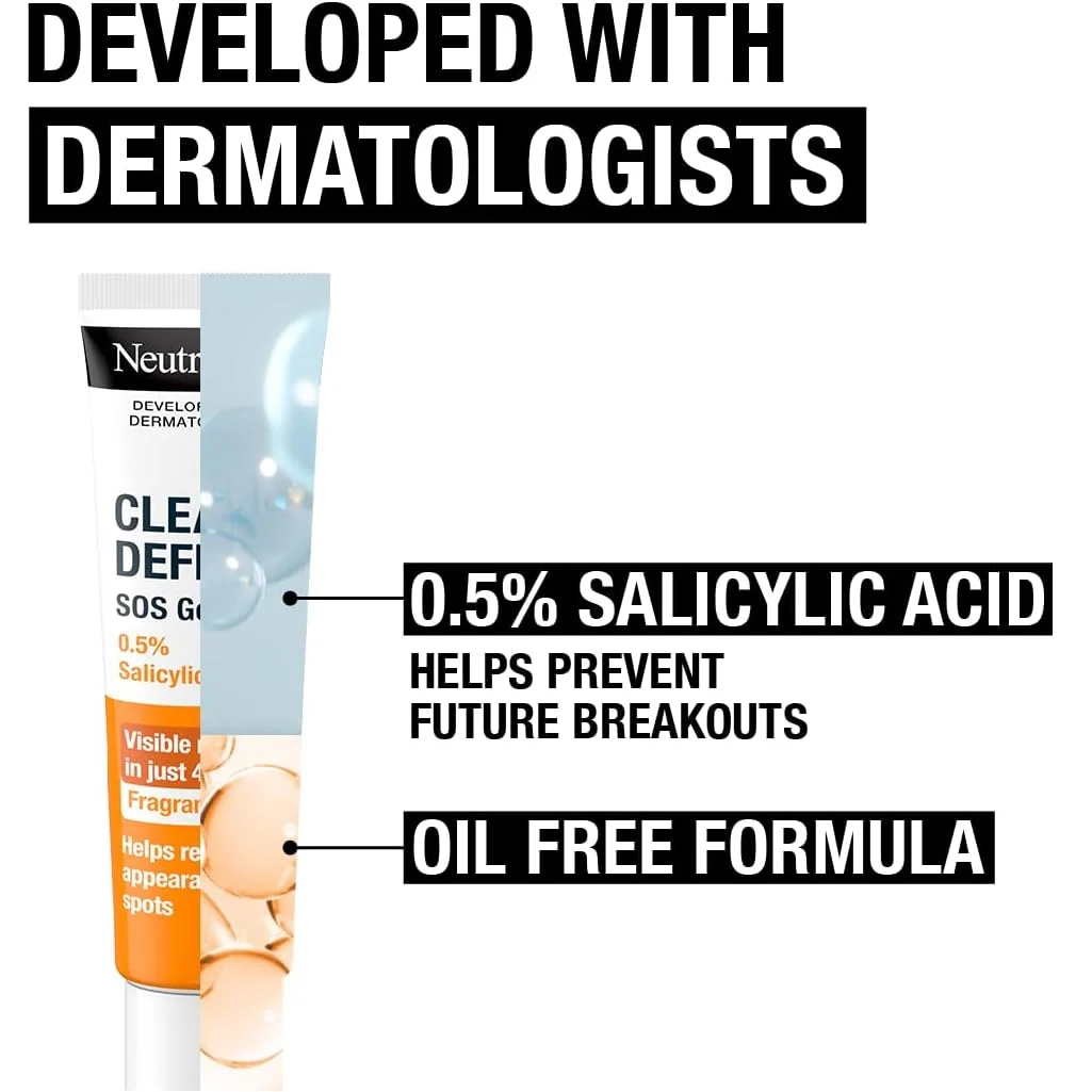 Neutrogena Clear & Defend 0.5% Salicylic Acid Rapid Gel 15ml - Image 5