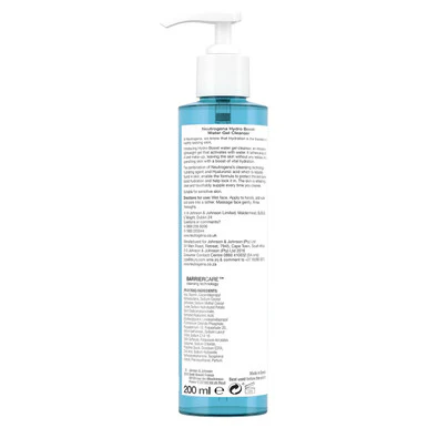 Neutrogena Hydro Boost Water Gel Cleanser 200ml - Image 2