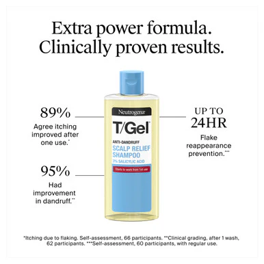 Neutrogena T/Gel Anti-Dandruff Scalp Relief Shampoo 250ml - Image 3