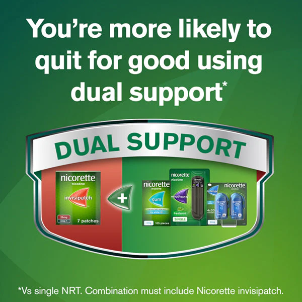 Nicorette Invisi Patch Step Three 10mg 7 Pack x 4 - Image 7