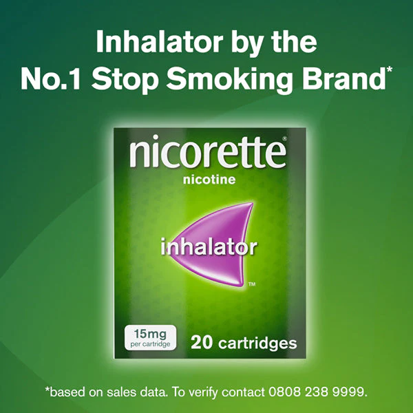 Nicorette Inhalator 15mg 4 Cartridges - Image 20