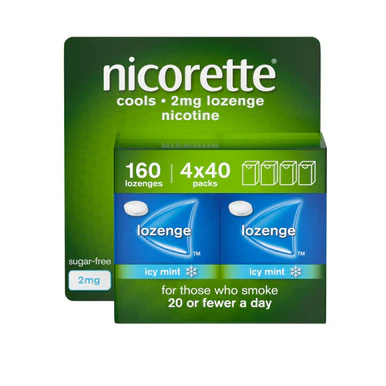 Nicorette Mint Lozenge 2mg 160 Pack