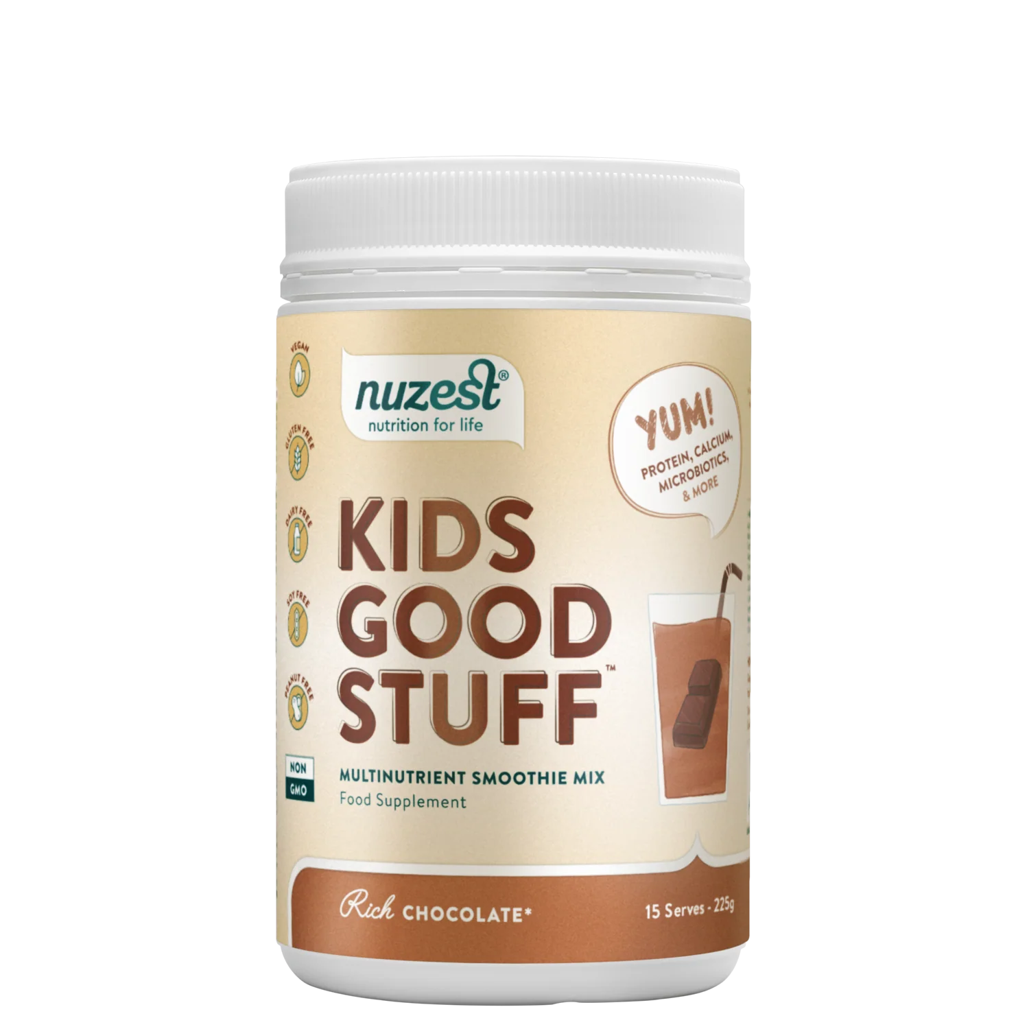 Nuzest Kids Good Stuff Rich Chocolate 225g