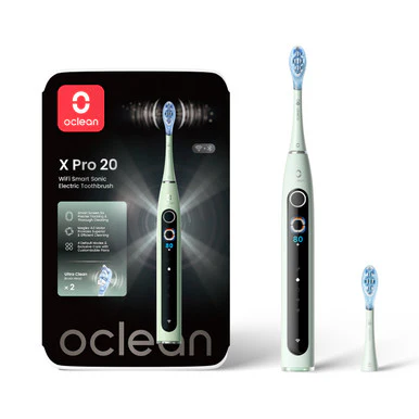 Oclean X Pro 20 Set Electric Toothbrush Green