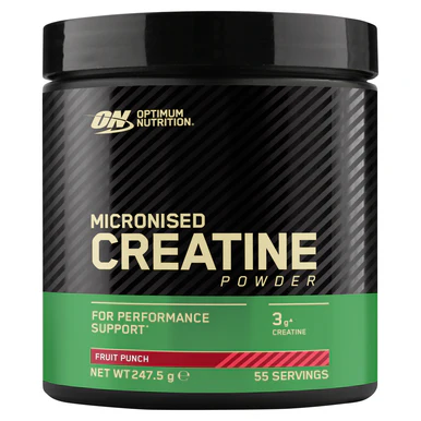 Optimum Nutrition Creatine Powder Flavoured Fruit Punch 247.5g